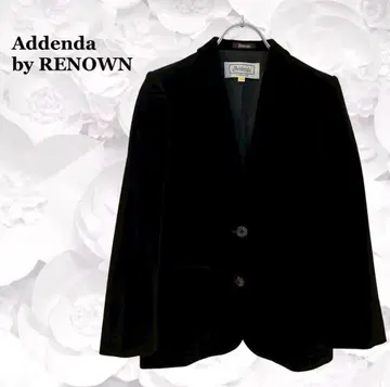 [ 아덴다 바이 레나운 ] 벨로아 자켓 [ F ] 블랙 블랙 테일러드