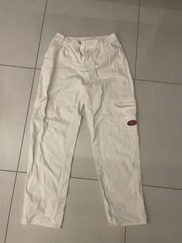 WILANGS JEANS 화이트 카고 팬츠