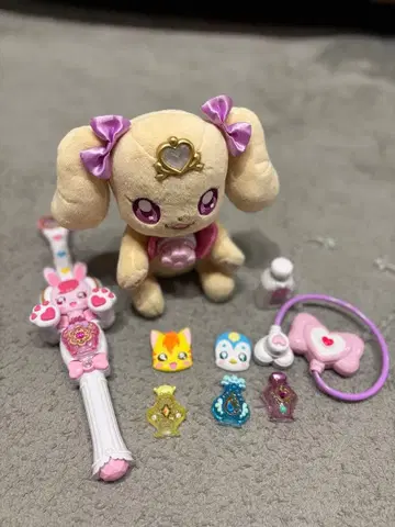 힐링 프리큐어 말하는 라떼와 큐어 터치 변신 힐링 지팡이