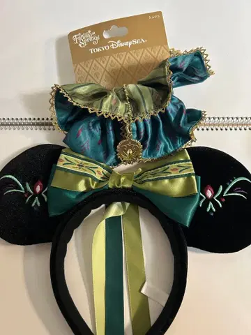 디즈니 안나 판타지 스프링스 머리띠 스크런치