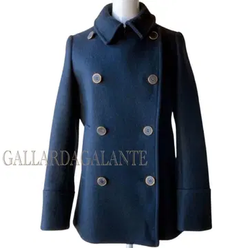 GALLARDAGALANTE 개럴개런트 숏 기장 P코트 블랙