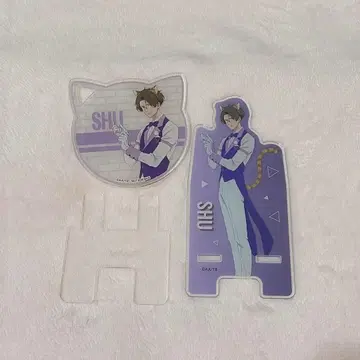 난자타운 츠루네 아크릴 코스터 스마트폰 스탠드 후지와라 슈