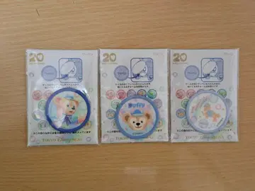 더피&프렌즈 컬러풀 해피니스 더피 와펜 3종