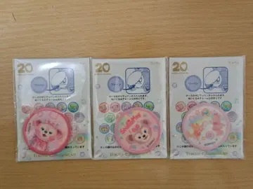 더피&프렌즈 컬러풀 해피니스 셰리메이 와펜 3종