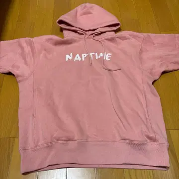 Naptime 냅타임 맨투맨 후드티 핑크 Nissy 니시지마 타카히로