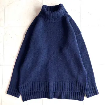 슬론 SLONE 울 캐시미어 터틀넥 풀오버 니트 사이즈 2