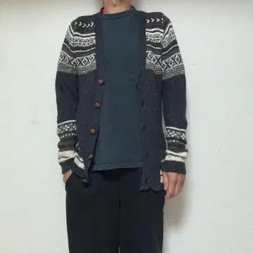 잉글랜드제 HIGHLAND 2000 하이랜드2000 니트 가디건