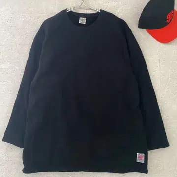 CALEE 칼리 풀오버 맨투맨 블랙 로고 속기모 무지