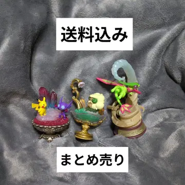 포켓몬 피카츄 & 야밀라미 플라이곤 엘풍 피규어 3개 세트