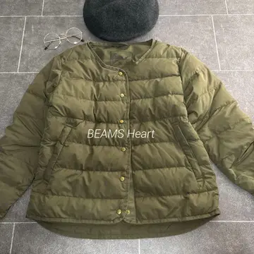 새상품급 빔즈하트 프렌치 다운 숏코트