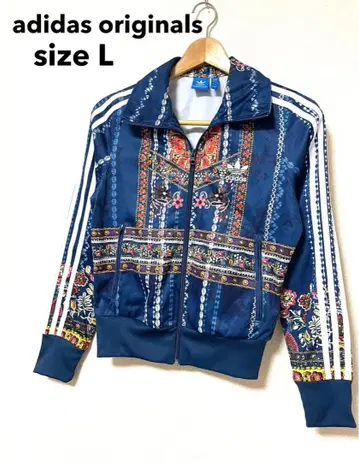 adidas 저지 여성용 L 꽃무늬 아디다스 트랙 자켓