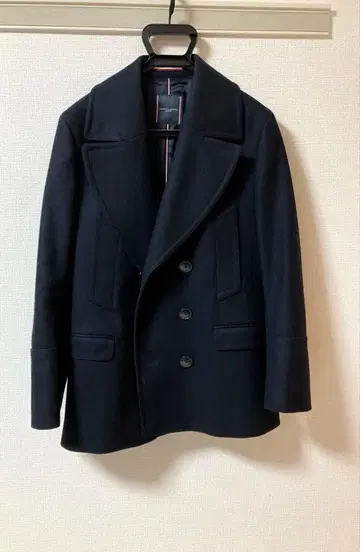 타미힐피거 남성용 네이비 코트 사이즈 50