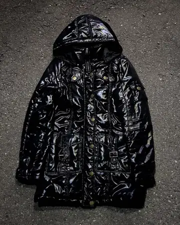 00s archive down jacket 광택 y2k opium