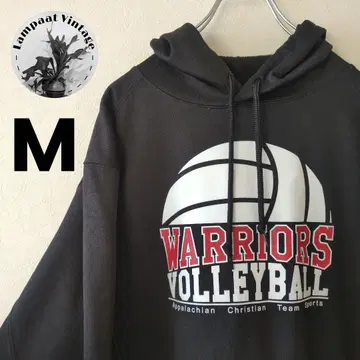 US 구제 의류 스포츠 후드티 트랙 자켓 Badger 블랙 M