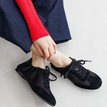 HIMIKO 발레코어 디자인 스니커즈 블랙 24cm