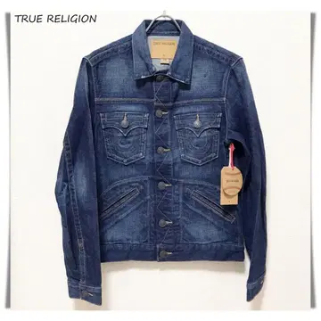 미사용 2010s 트루 레리전 데님 자켓 S 멕시코제