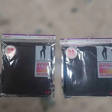 유니클로 극난 레깅스 여성용 L 사이즈 2개 묶음 판매 미사용