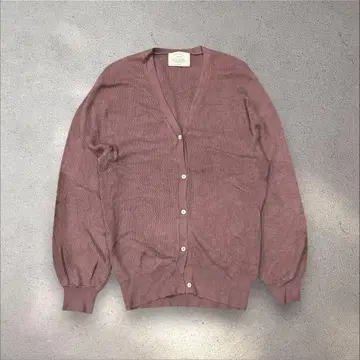 ungrid 탁한 퍼플 V넥 루즈 가디건 언그리드