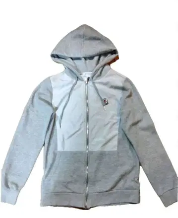 MONCLER 그레이 풀 집업 후드 부착 후드티