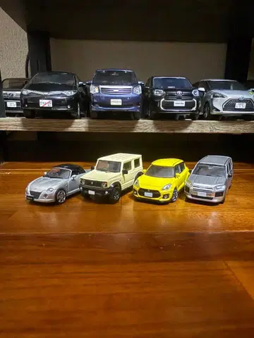 가챠가챠 미니카 4대 세트