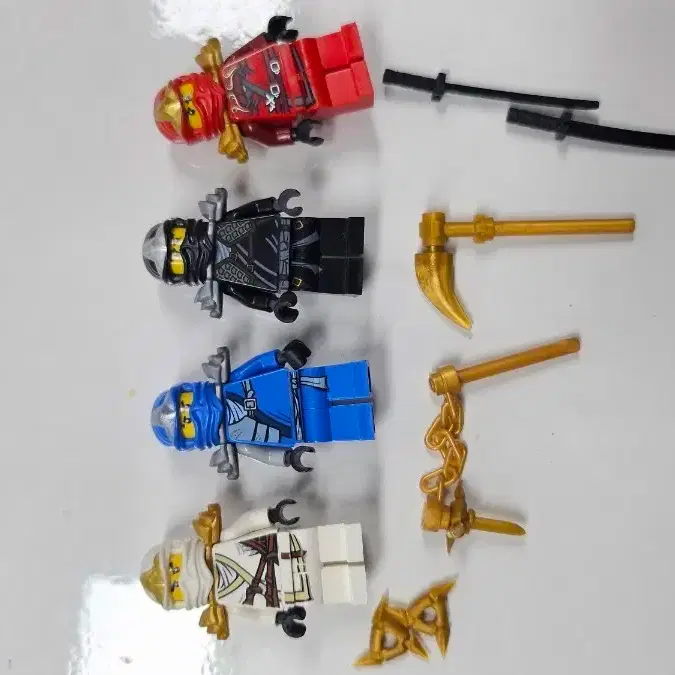 Lego Ninjago ZX Dobok Version Minifigure 4-piece Set on Bunjang