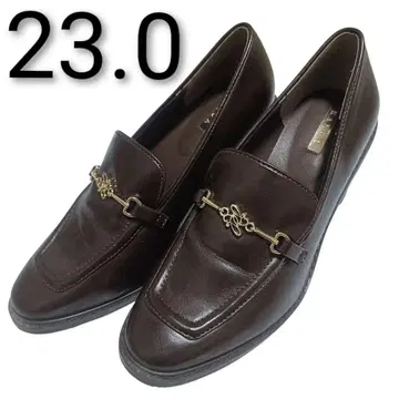 로퍼 힐 23.0 RANDA 브라운 새상품급