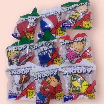 레트로 당시물 펩시 스누피 크리스마스 오너먼트 9개 세트