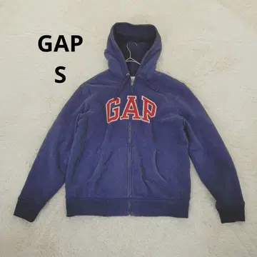 갭 남성용 후드티(S) 보아 플리스 집업 네이비 코튼 혼방