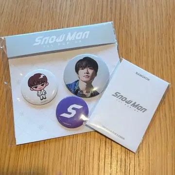 후카사와 타츠야 방콕 한정판 snowman 팝업 캔뱃지 트레이딩 카드