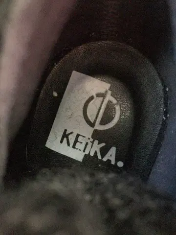 케이카 니트 부츠 꽃 모티브