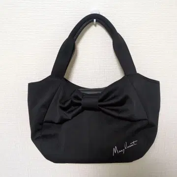 마리콴트 MARY QUANT 리본 토트백 팬시 블랙