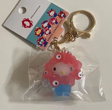 오사카 간사이 엑스포 산리오 캐릭터 키링 클리어 컬러 키티 미야쿠미야쿠