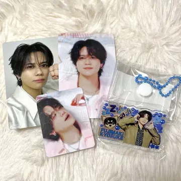 INI 봐! 키링 트레이딩 카드 후지마키 쿄스케 세트