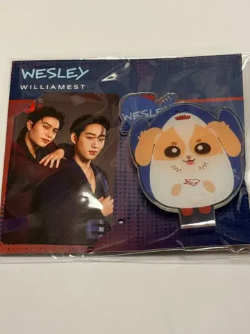 WESLEY 아크릴 클립 스탠드 w/t WilliamEst 포토 카드