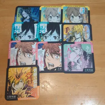 아마노 아키라 전시회 가정교사 히트맨 REBORN! 코스터 모음