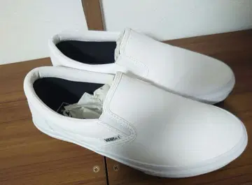 VANS 화이트 슬립온 26.5cm