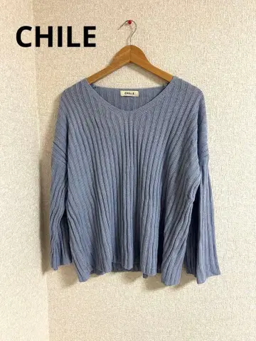 CHILE V넥 풀오버 니트