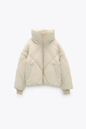 zara 러버 마감 퍼프 자켓