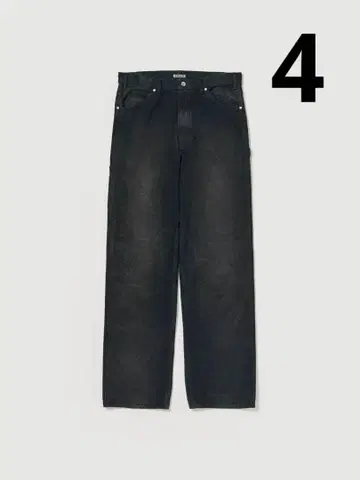 AURALEE COTTON DUCK PAINTER PANTS size4