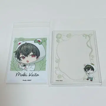 스마타마 마키 롤 아이스 경질 케이스 사진풍 스티커