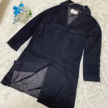 새상품급 [내추럴 뷰티] 롱 코트 양모 68% 알파카 32% (38)