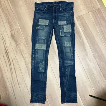glamb 언플러그드 데님 사이즈 4 패치워크