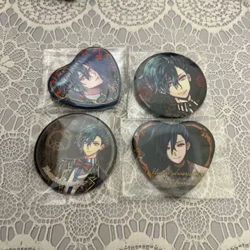 악마고양이 캔뱃지 하울레스 하트캔뱃지