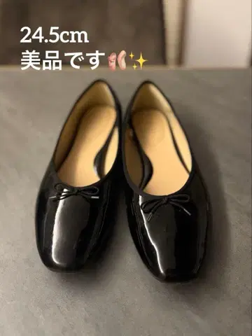 블랙 발레 슈즈 24.5cm
