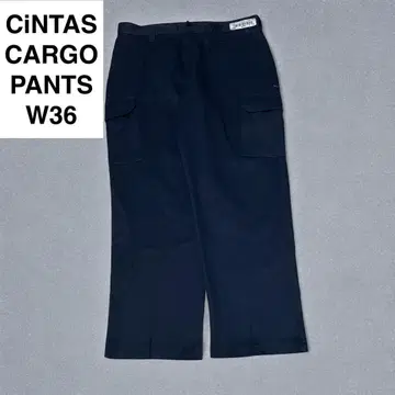 CINTAS 신타스 카고 팬츠 w36 네이비 워크 팬츠 구제 의류