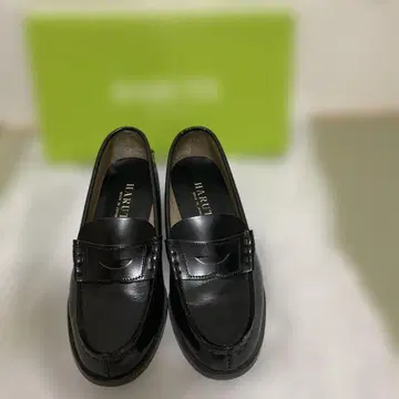 HARUTA 블랙 로퍼 23E