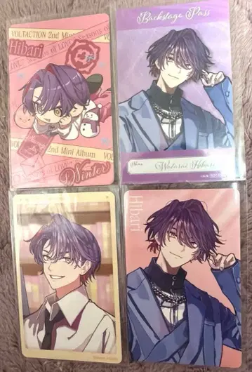 니지산지 VOLTACTION 앨범 특전 포토 카드 와타라이 히바리