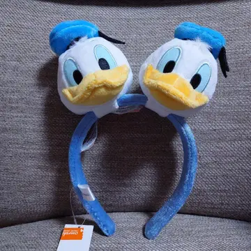 홍콩 디즈니랜드 도널드 덕 x 2 머리띠 커스터마이즈
