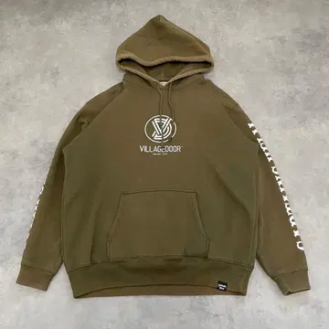 CAPTAINS HELM 후디 브라운 속기모 양면 프린트 BV95