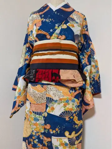 라 솔의 끝단 접힘이 멋진 이부식 기모노